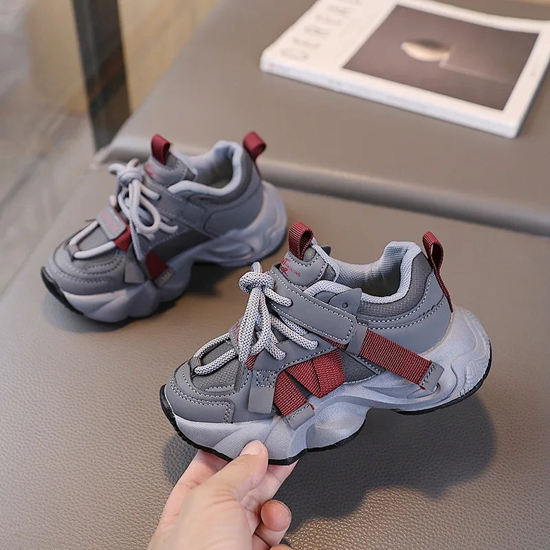 Autumn Kids' Footwear New: Boys' Toddler Sports Shoes (Casual Fashion) & Girls' Trendy Dad Sneakers