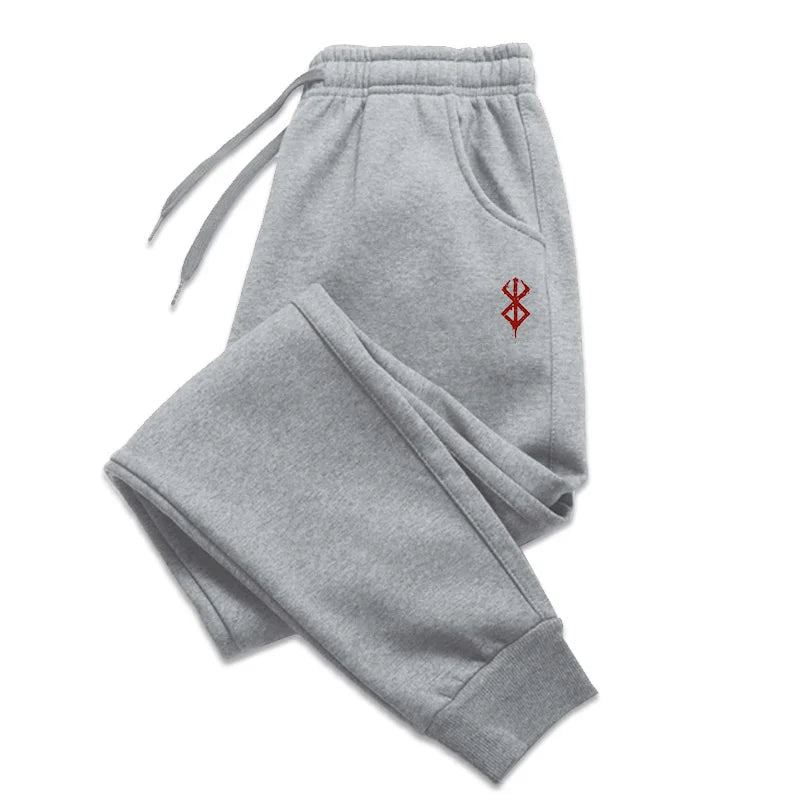Print Men's Trousers Autumn And Winter Casual Pants