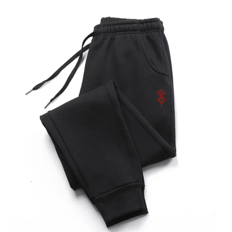 Print Men's Trousers Autumn And Winter Casual Pants