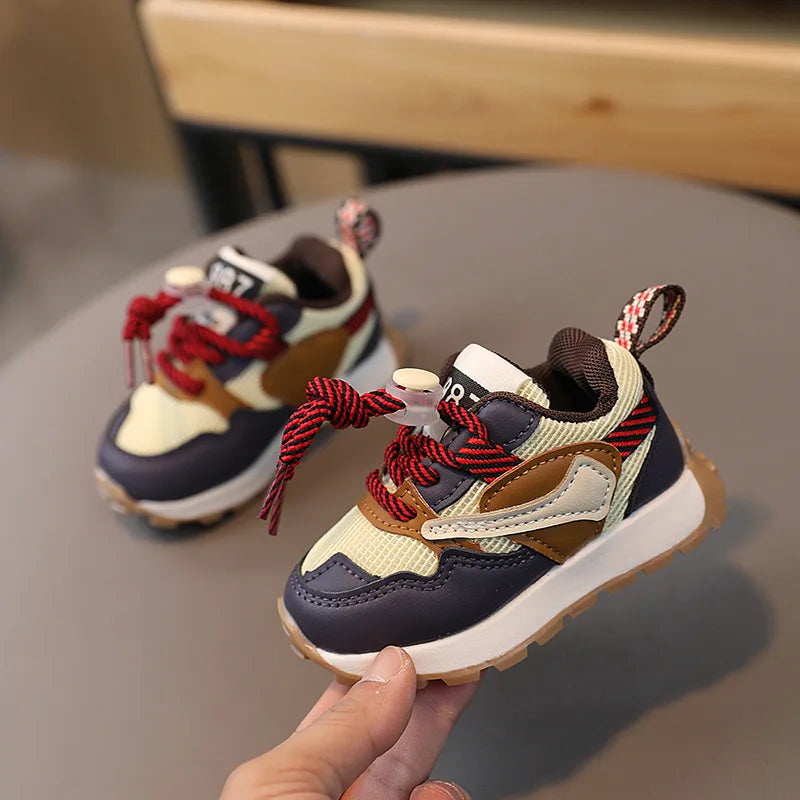 1-3 Years Children Casual Shoes Spring Autumn Little Kids Shoes Toddler Sneakers Soft Breathable Mesh Boys Girls Sport Shoes