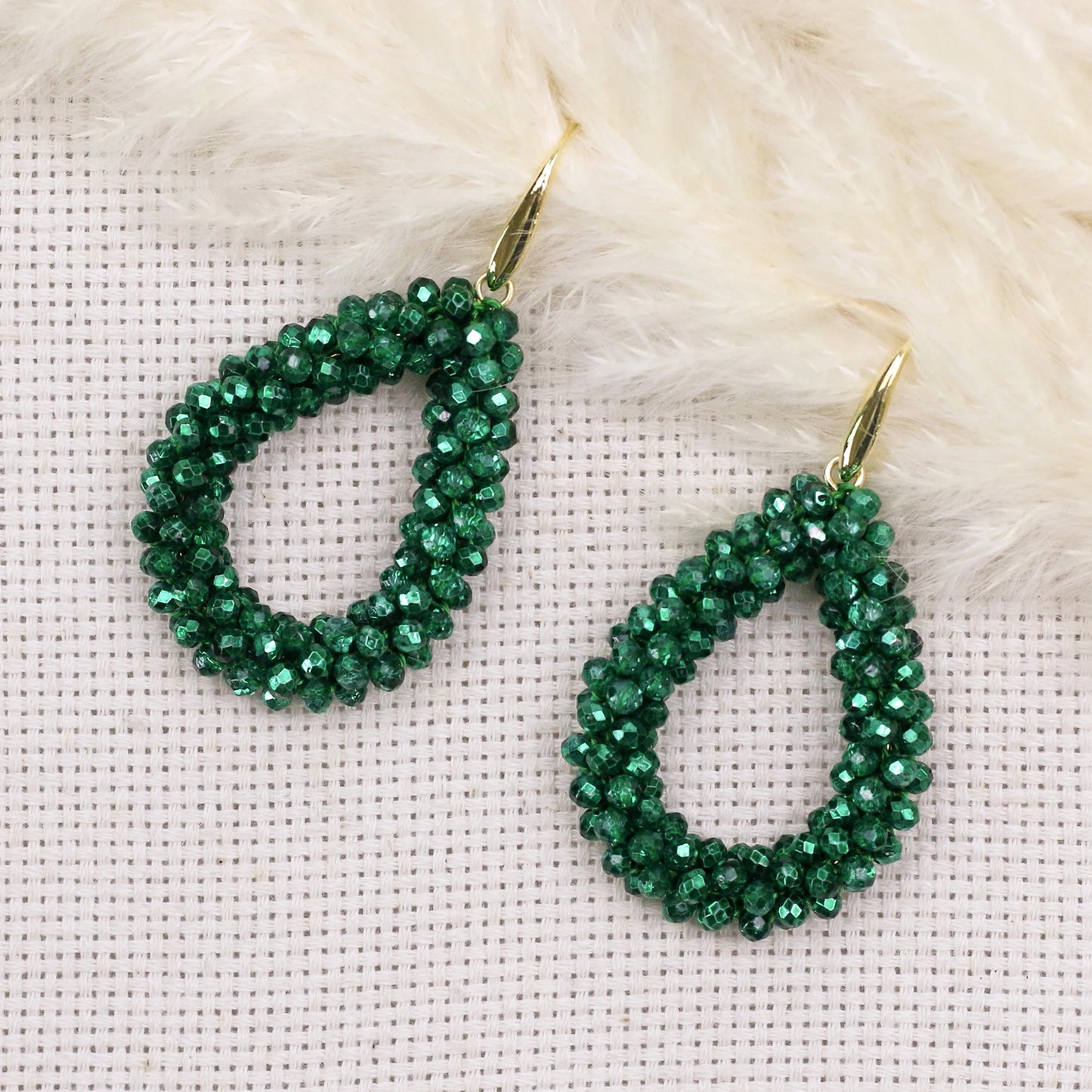 Mixed Color Big Drop Earrings for Women
