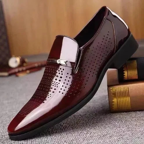 Men's Luxury Business Leather Shoes – Formal Oxford Style, Sizes 40–47
