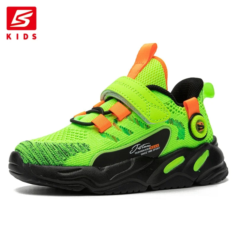 Baasploa Children Casual Sneakers Boys Fashion Girls Led Light Luminous Shoes Mesh Breathable Child Sports Shoe Walking Shoes
