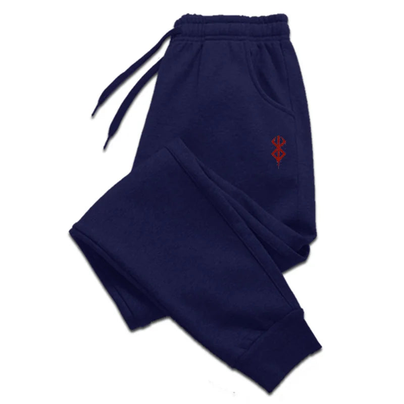 Print Men's Trousers Autumn And Winter Casual Pants