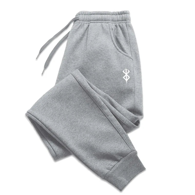 Print Men's Trousers Autumn And Winter Casual Pants