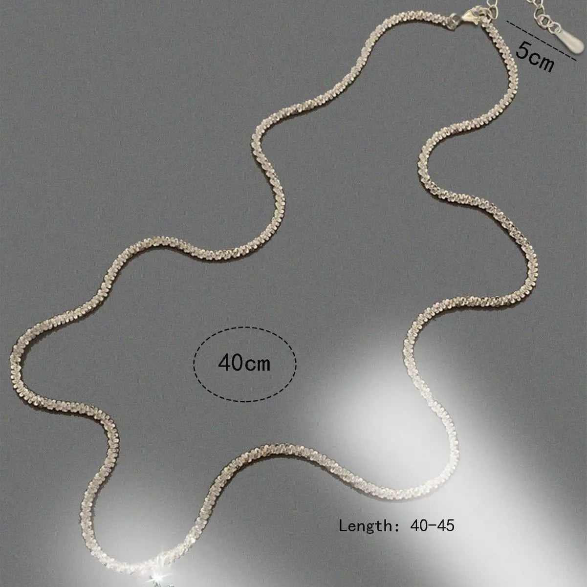 Sterling Silver Cross Zircon Necklace For Women