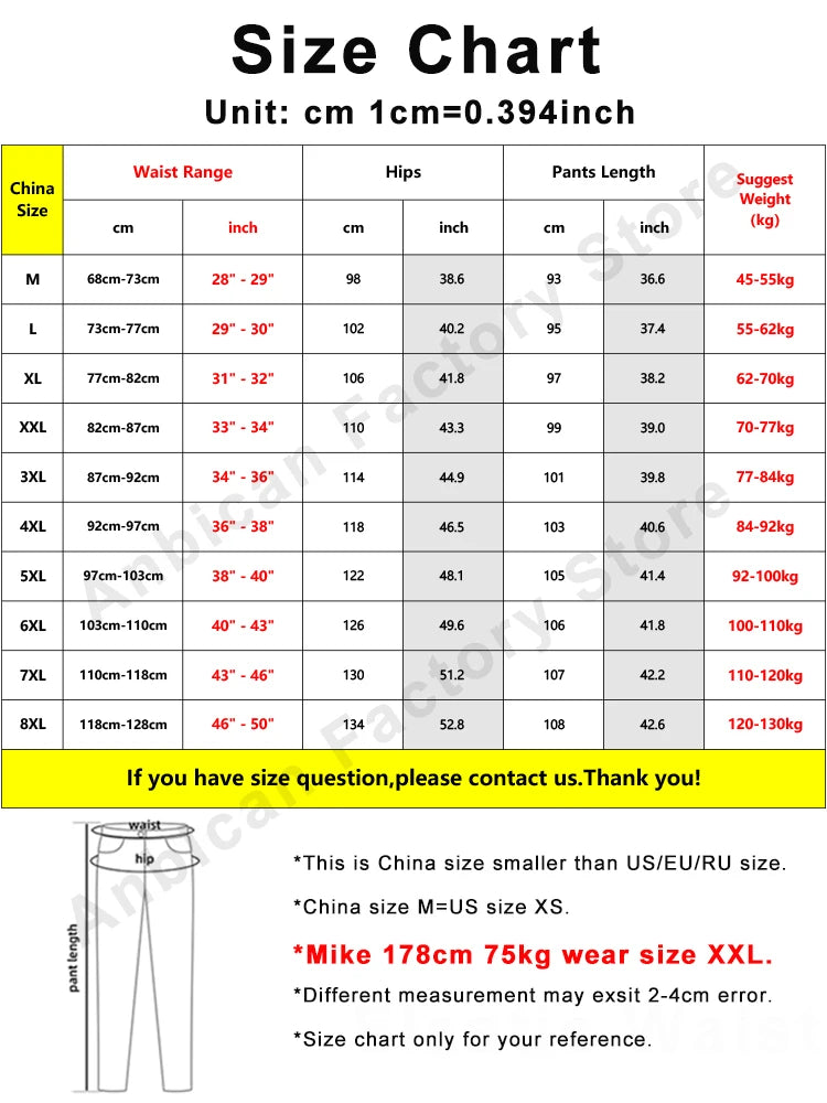Plus Size Jeans Men Loose Joggers Streetwear Harem Jeans