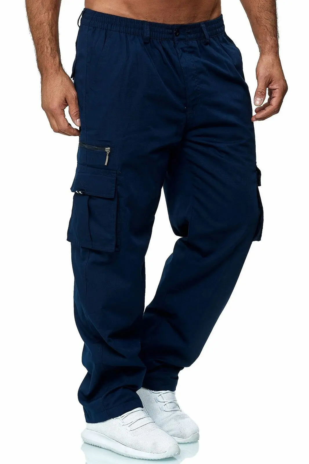 Men's Cargo Pants Casual Multi Pockets Military Tactical Pants