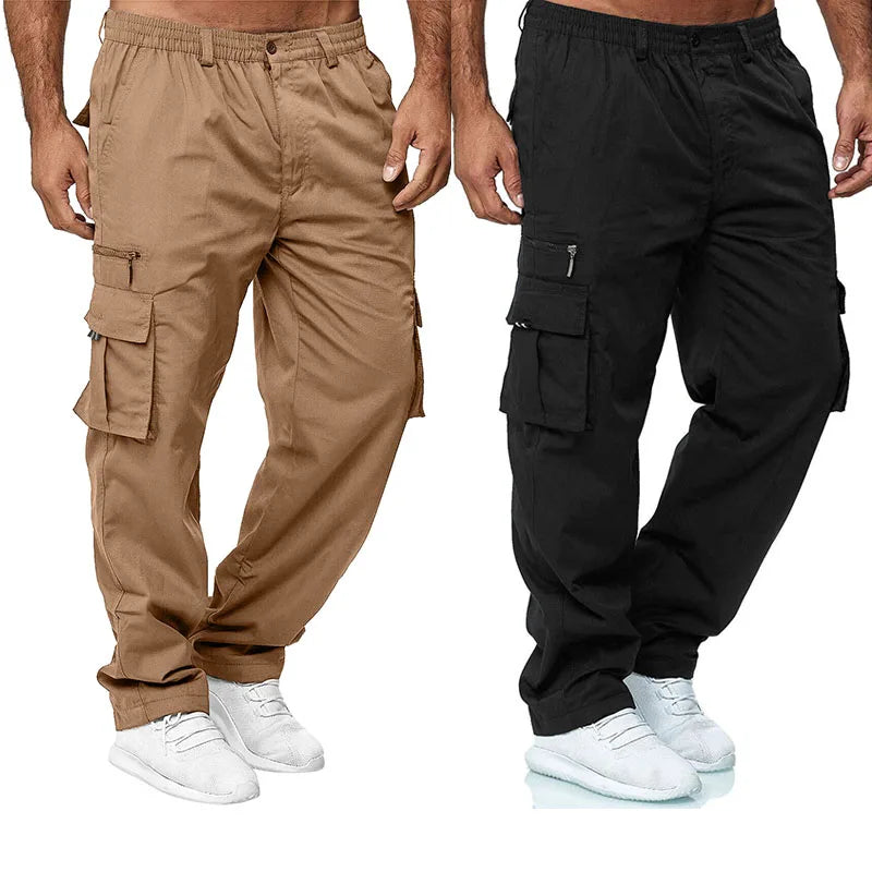 Men's Cargo Pants Casual Multi Pockets Military Tactical Pants