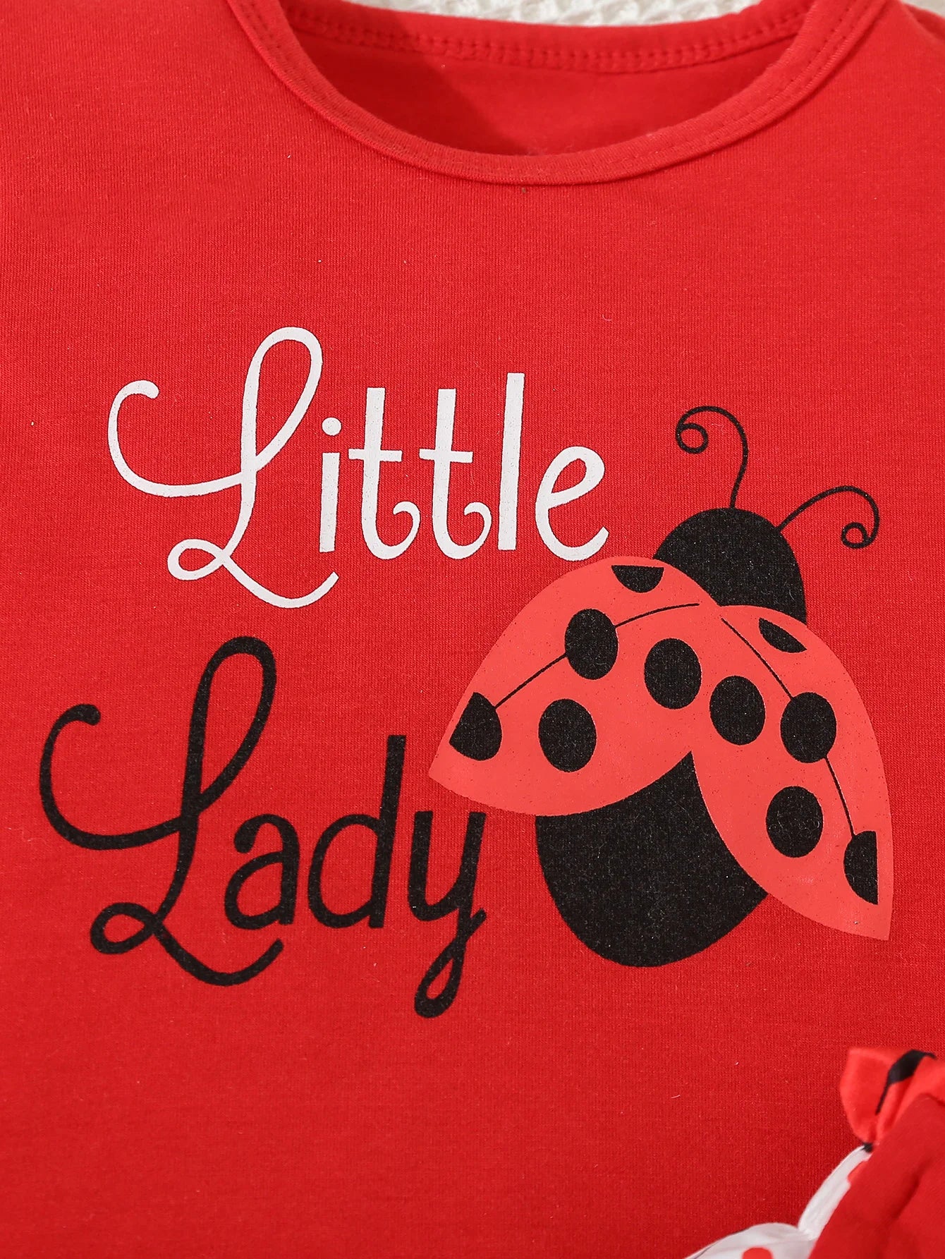 Adorable Ladybug Outfit Set for Baby Girls