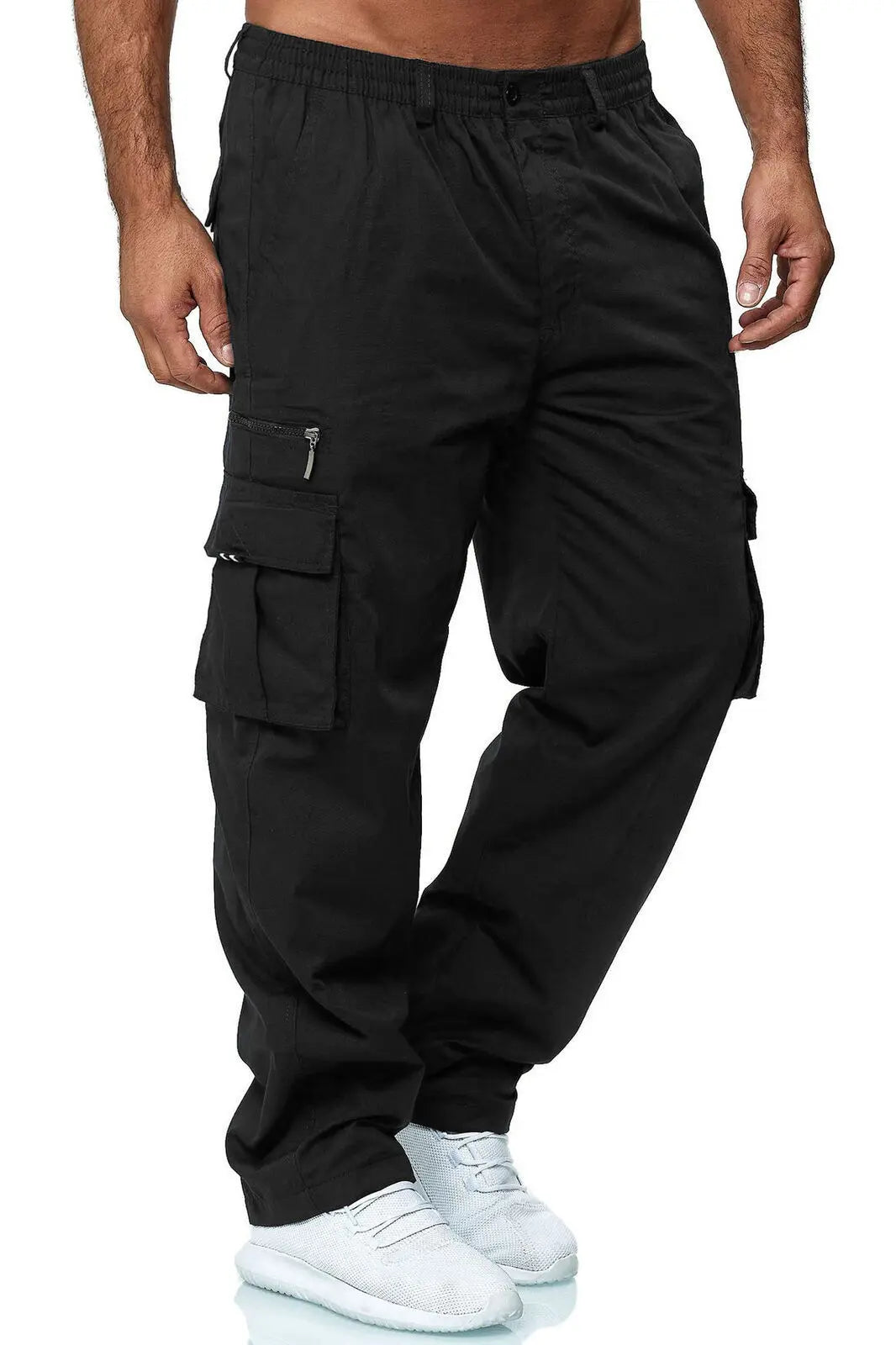 Men's Cargo Pants Casual Multi Pockets Military Tactical Pants
