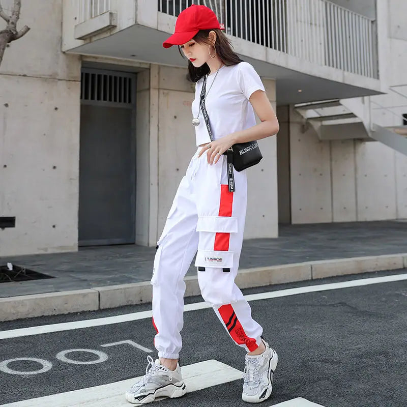 Women's Joggers Casual Sports Girls Fashion Hip-hop Streetwear