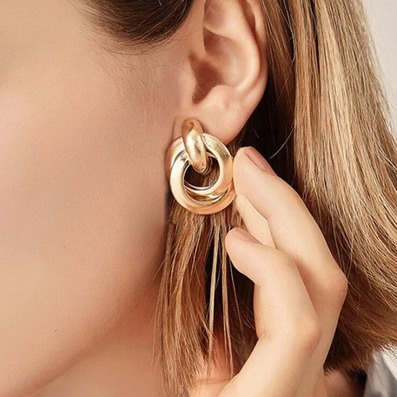 Fashion Metal Women Drop Earrings  for Girls