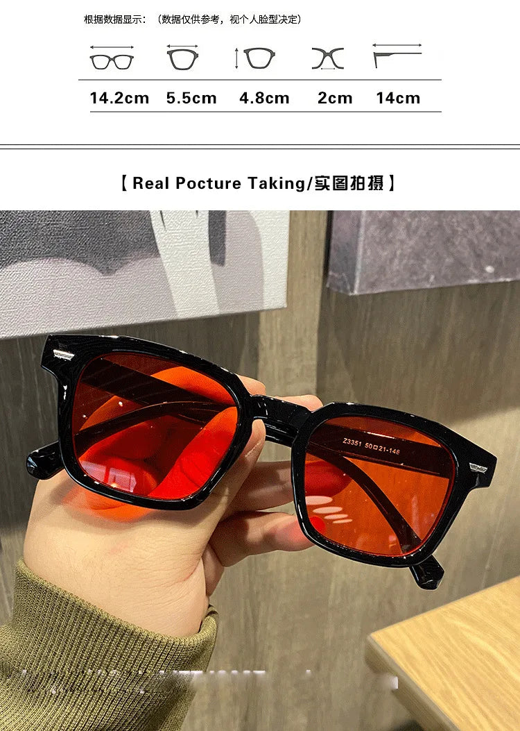 Fashion RMM brand high-quality new polygon meter nail square sunglasses Fashion men hip hop glasses retro sunglasses women Men