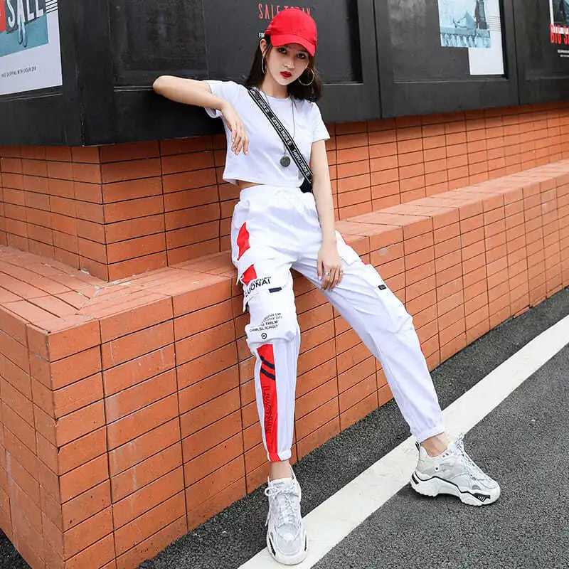 Women's Joggers Casual Sports Girls Fashion Hip-hop Streetwear
