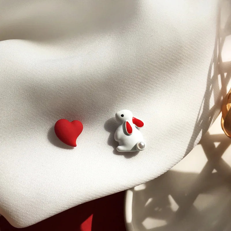 Flower Cute Animal Dangle Earrings For Women