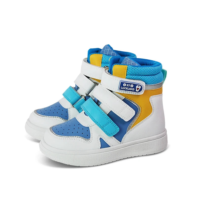 Ortoluckland Kids Sneakers Boys Children Casual Shoes Girls Sporty School Tennis Winter Spring Boots Toddler Orthopedic Footwear
