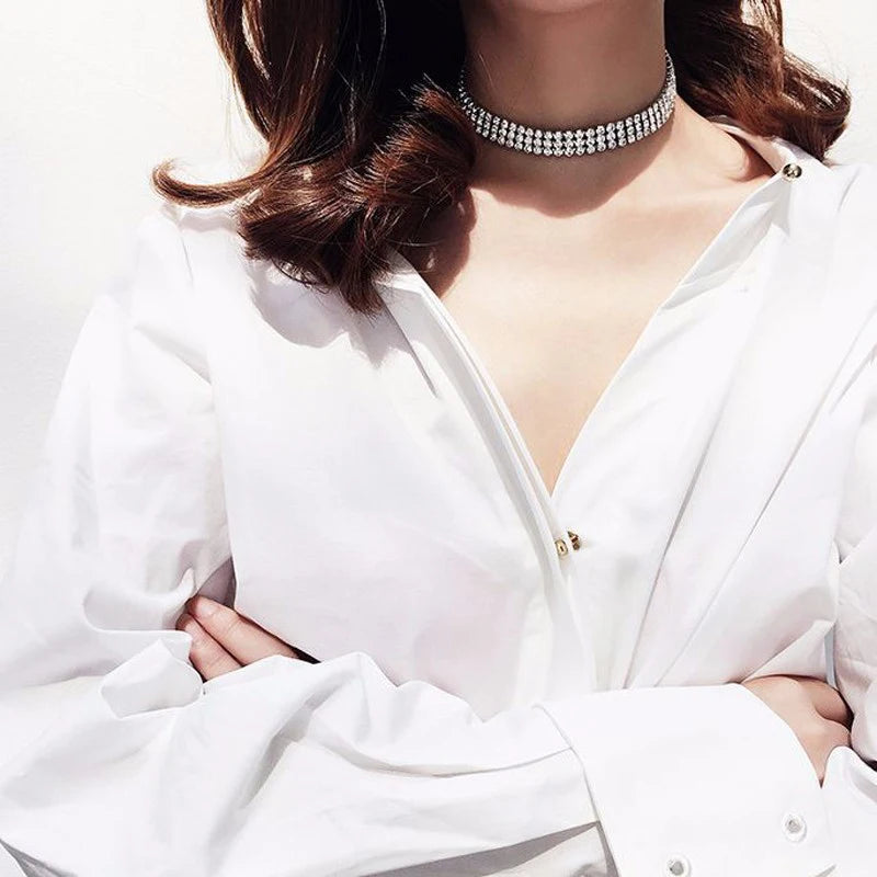 Fashion European Style Women Bundle Neck Element Necklace