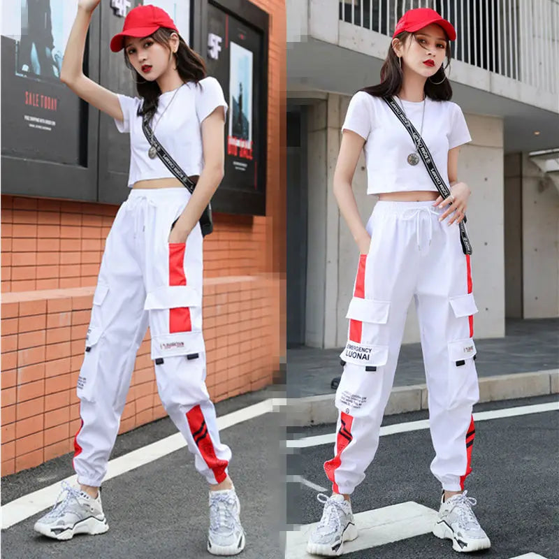 Women's Joggers Casual Sports Girls Fashion Hip-hop Streetwear
