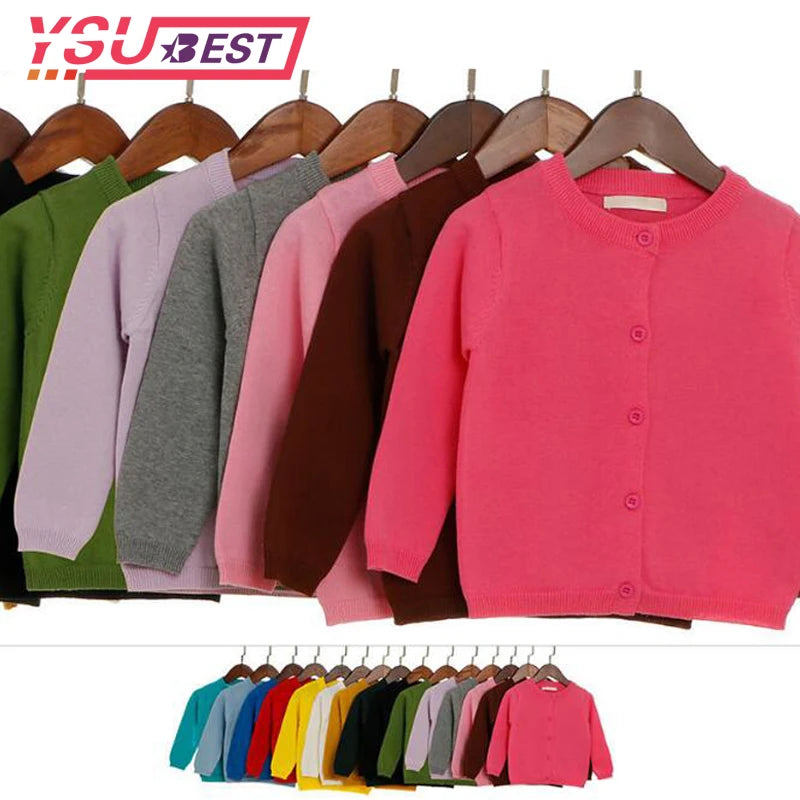 Girls Cardigan Sweater Top