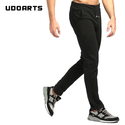 Men's  Basic Fleece Jogger 100% Cotton Pants Running Trousers