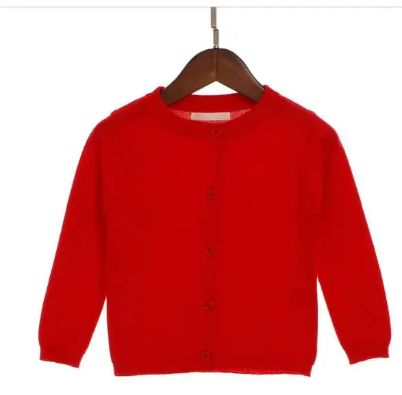 Girls Cardigan Sweater Top