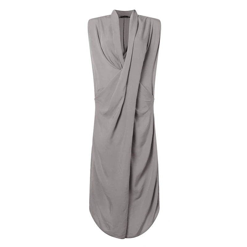 Oversize Asymmetrical Maxi Dress Summer Women's Sundress