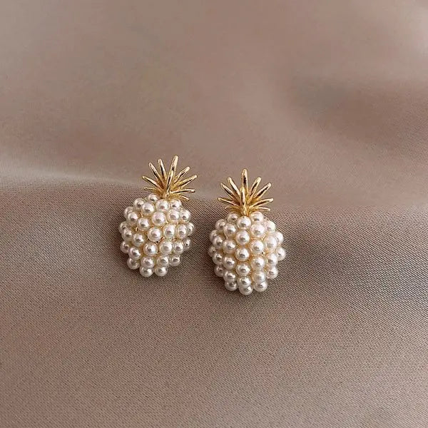 Trendy Round Simple Crystal Dangle Earrings For Women