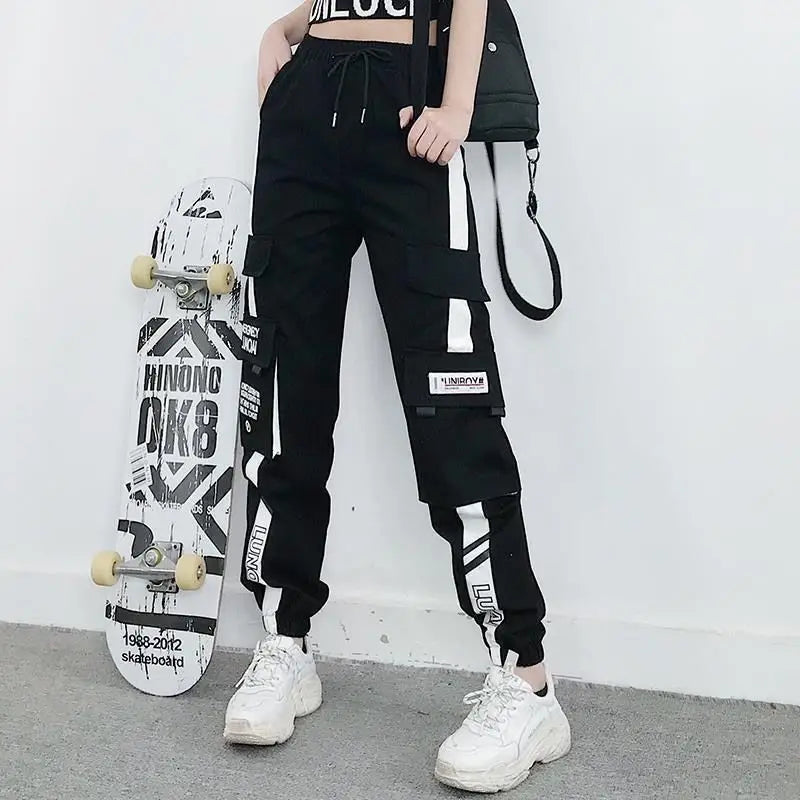 Women's Joggers Casual Sports Girls Fashion Hip-hop Streetwear
