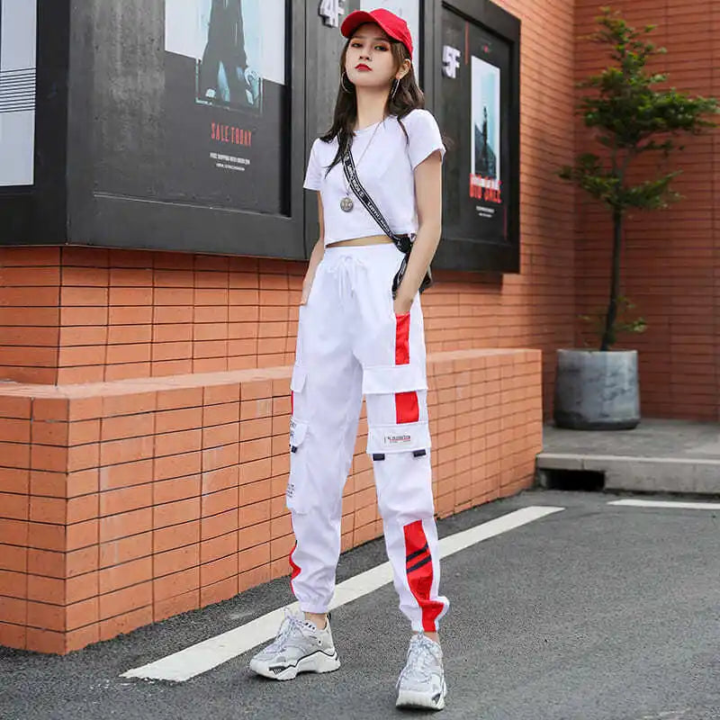 Women's Joggers Casual Sports Girls Fashion Hip-hop Streetwear