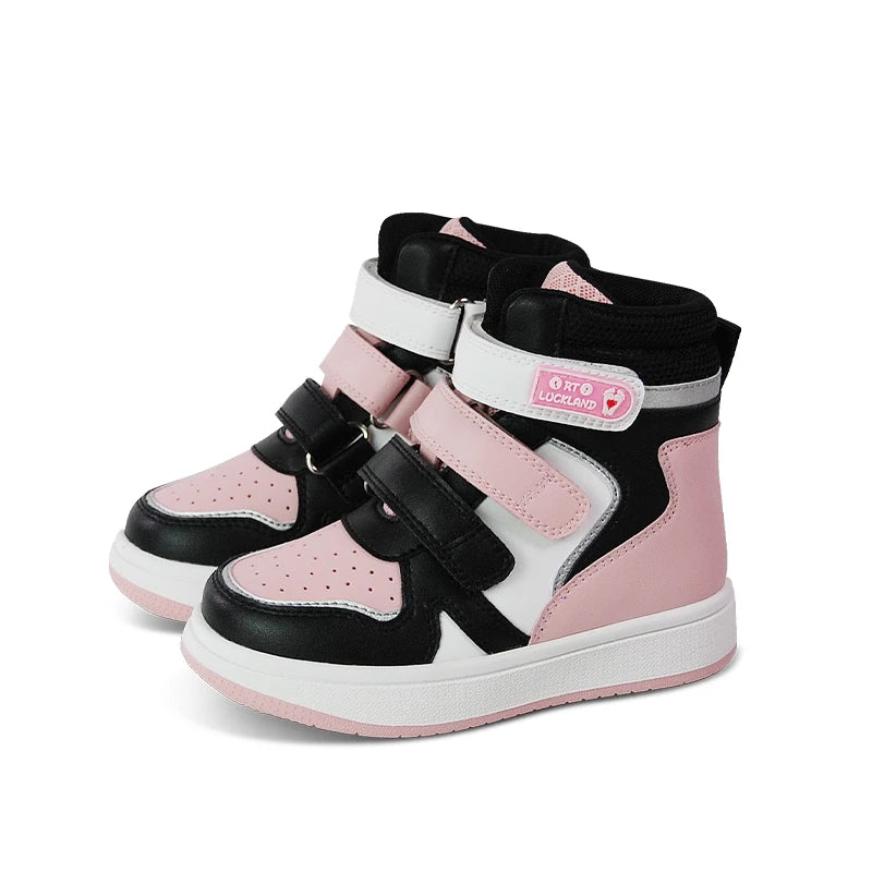 Ortoluckland Kids Sneakers Boys Children Casual Shoes Girls Sporty School Tennis Winter Spring Boots Toddler Orthopedic Footwear