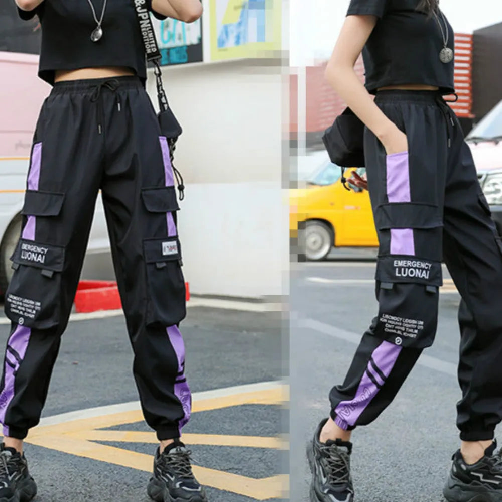Women's Joggers Casual Sports Girls Fashion Hip-hop Streetwear