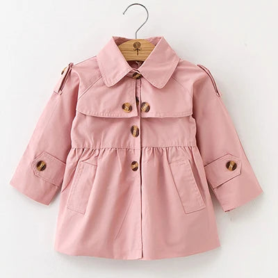 Long Sleeve Coat For Baby Girls