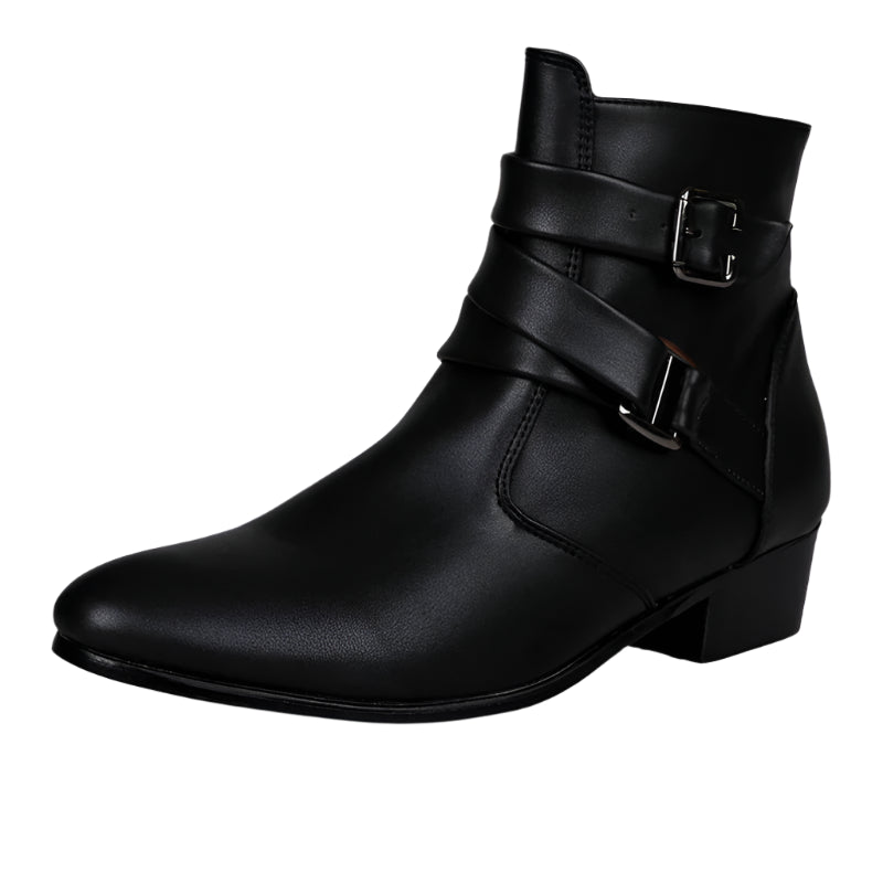 Men Fashion Toe Height Increase Boots