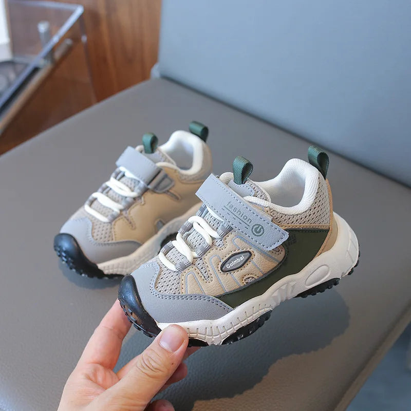 1-6 Years Boys Shoes Spring Autumn Kids Casual Shoes Boys Sneakers Patchwork Color Soft Breathable Sport Hiking Shoes For Boy