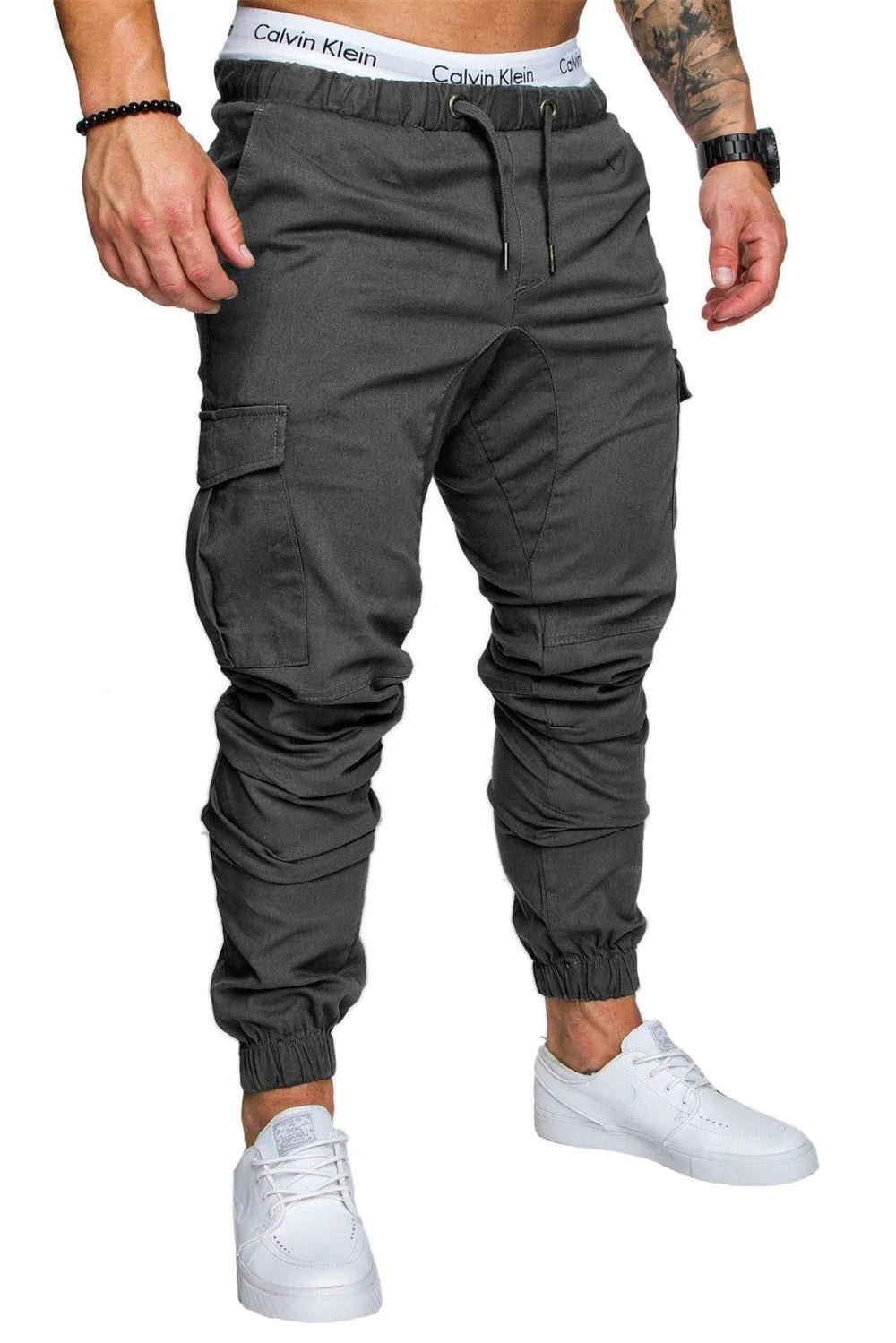 Men's Cargo Pants Woven Fabric Casual Safari Style