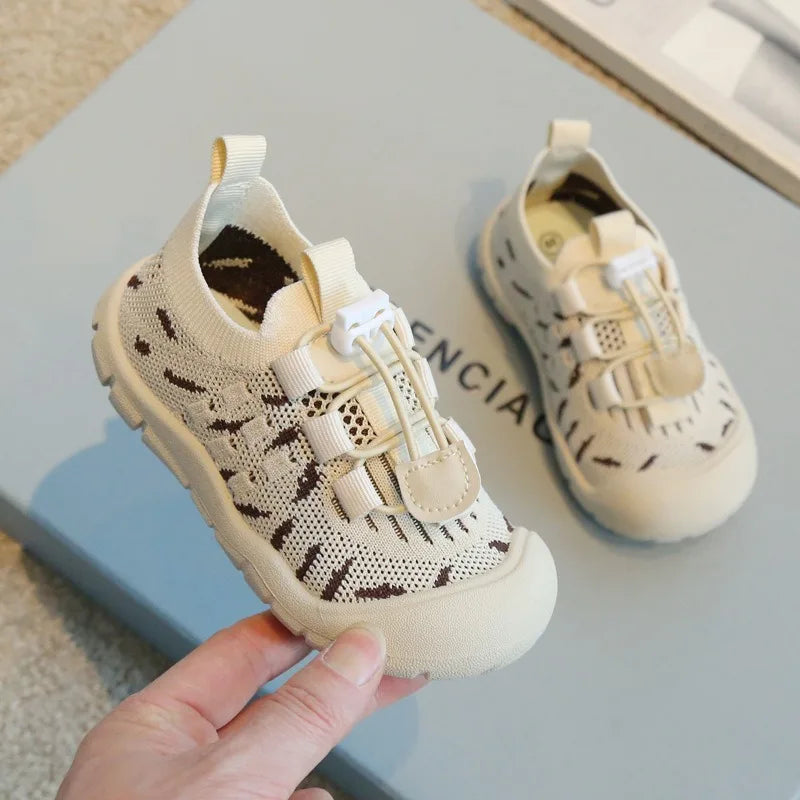 Spring Autumn Baby Girls Boys Casual Shoes Outdoor Non-slip Soft Sole Children Shoes Comfortable Breathable Mesh Kids Shoes