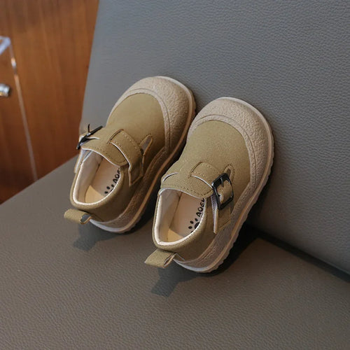 1-3 Years Little Kids Shoes Spring Autumn Children Casual Shoes For Girl Fashion Design T-strap Buckle Toddler Girls Shoes