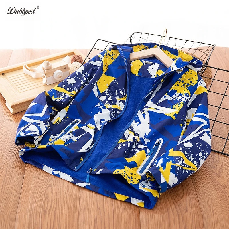 Kids Dinosaur Boys Girls Jackets