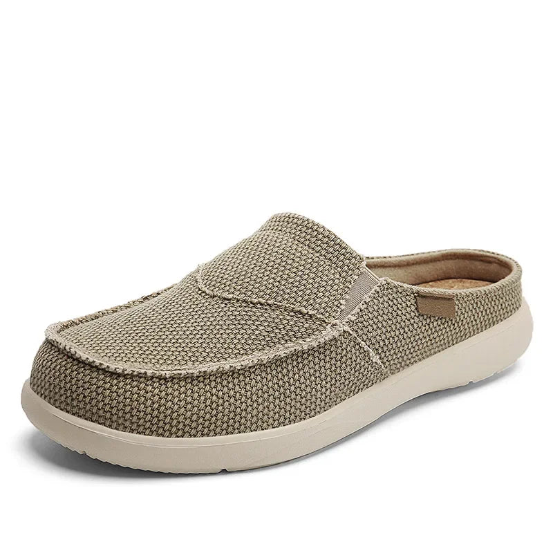Denim Canvas Men Breathable Casual Shoes Outdoor Non-Slip Man Sneakers Comfortable  Zapatos Para Hombres Loafers Big Size 46 47