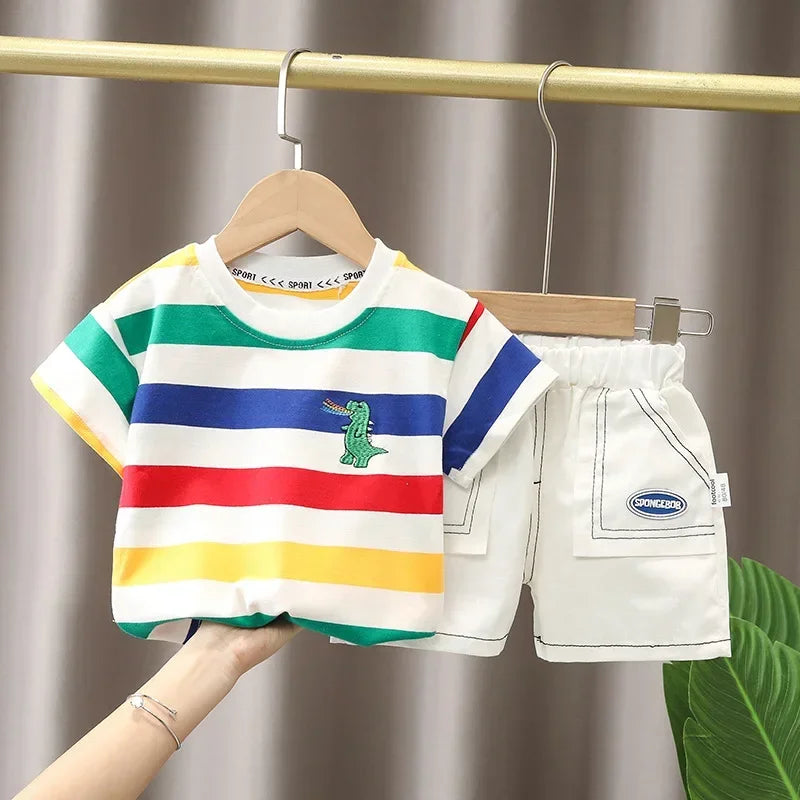Boys T-shirt Shorts Short sleeve Clothes