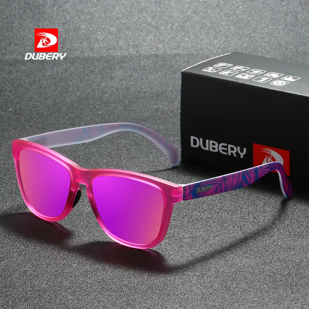DUBERY Full Rim Polarized Sunglasses For Men And Women 28 Colors Model 550