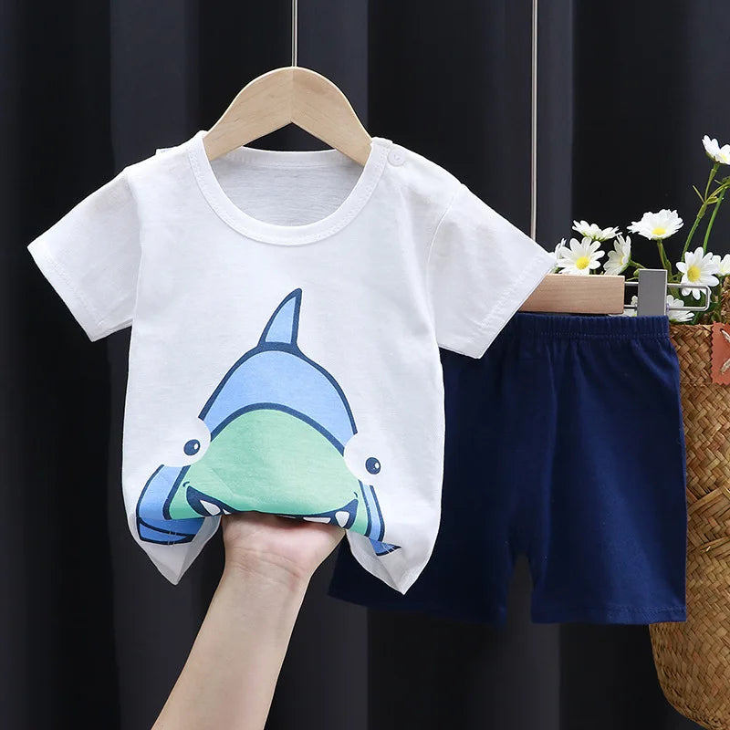 Boys Cartoon Print Tshirt