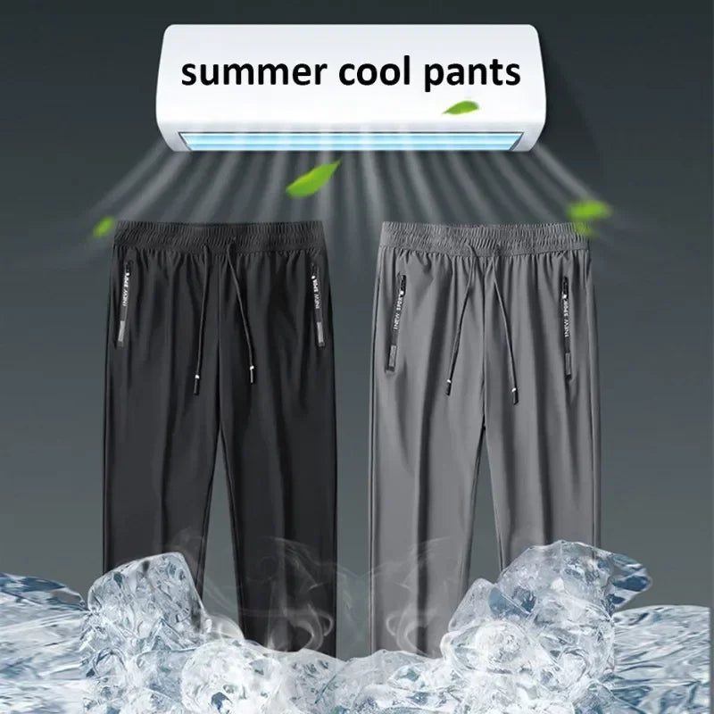 Men Plus Size Sweatpants Fashion Casual Stretch Pants