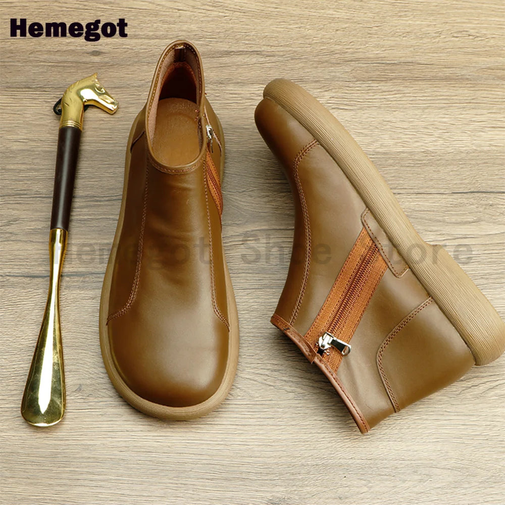 Soft Leather Chelsea Boots