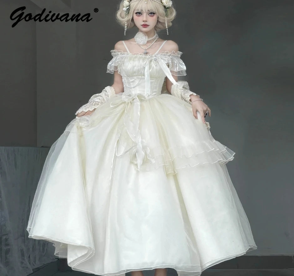Original Design Women's Sweet Flower Wedding Dress