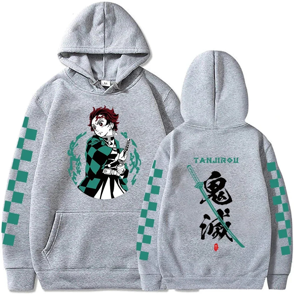 Demon Slayer Japan Anime Plus Size Hoodie Tanjiro Kamado