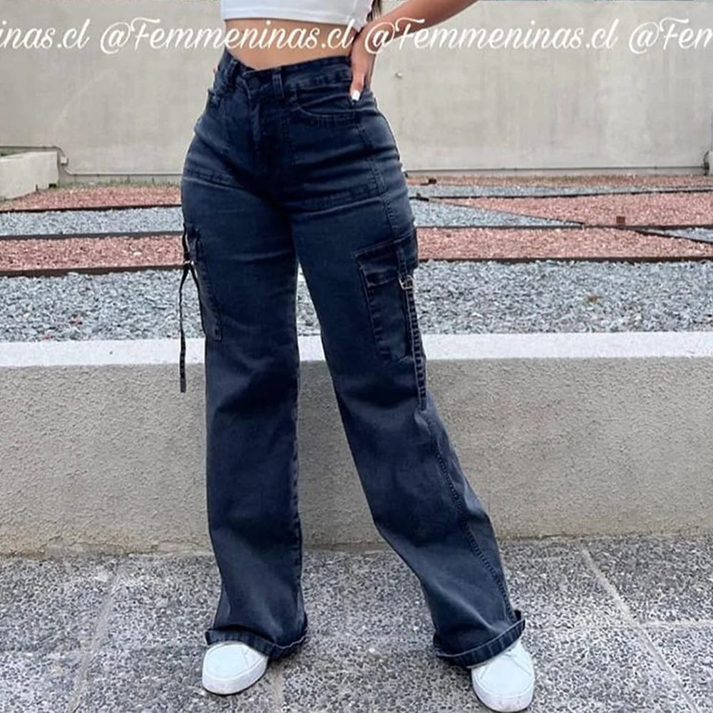 Straight Leg Wrap Hips Casual Women Trousers