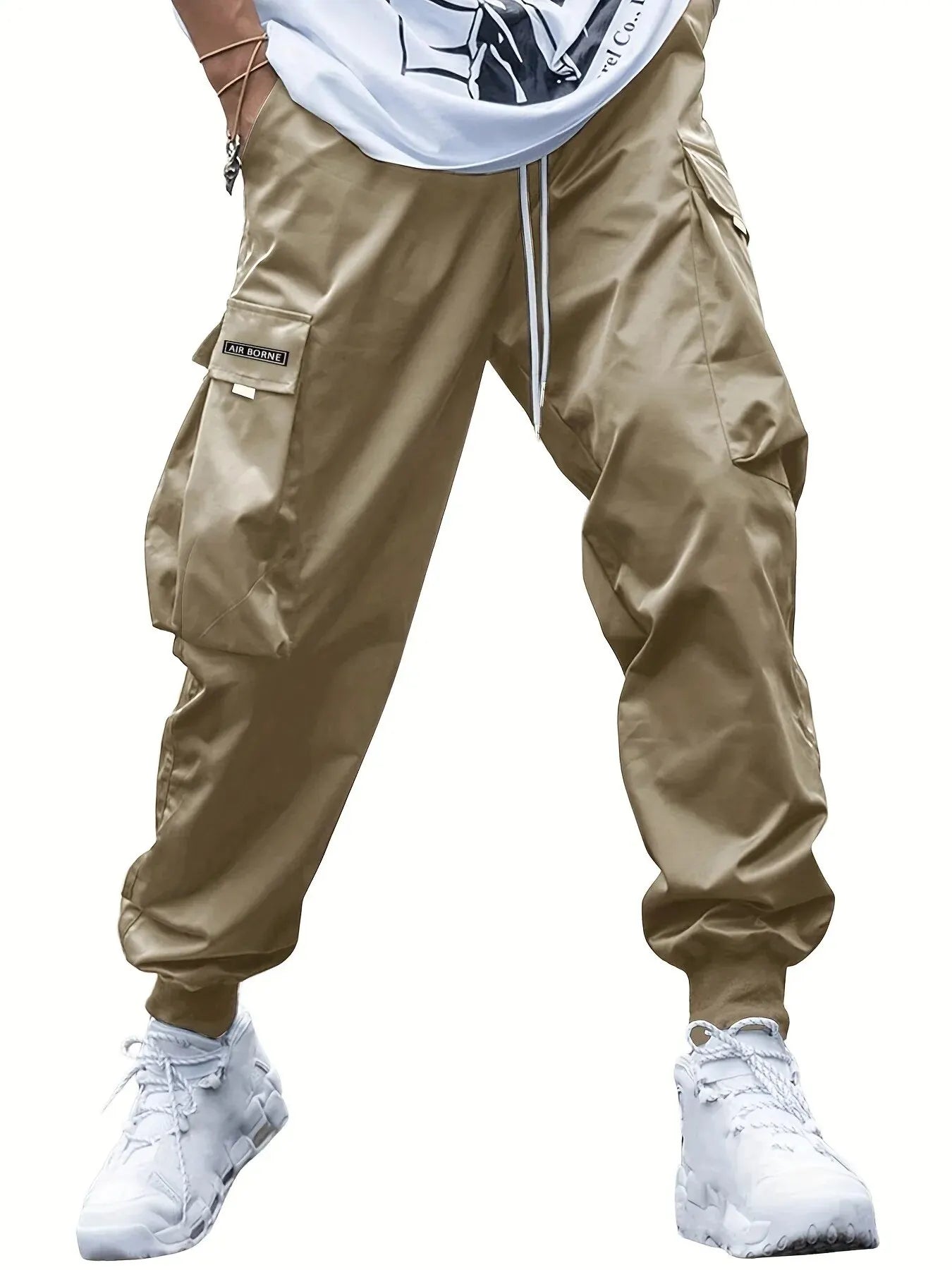 Men Elasticity Military Cargo Pants