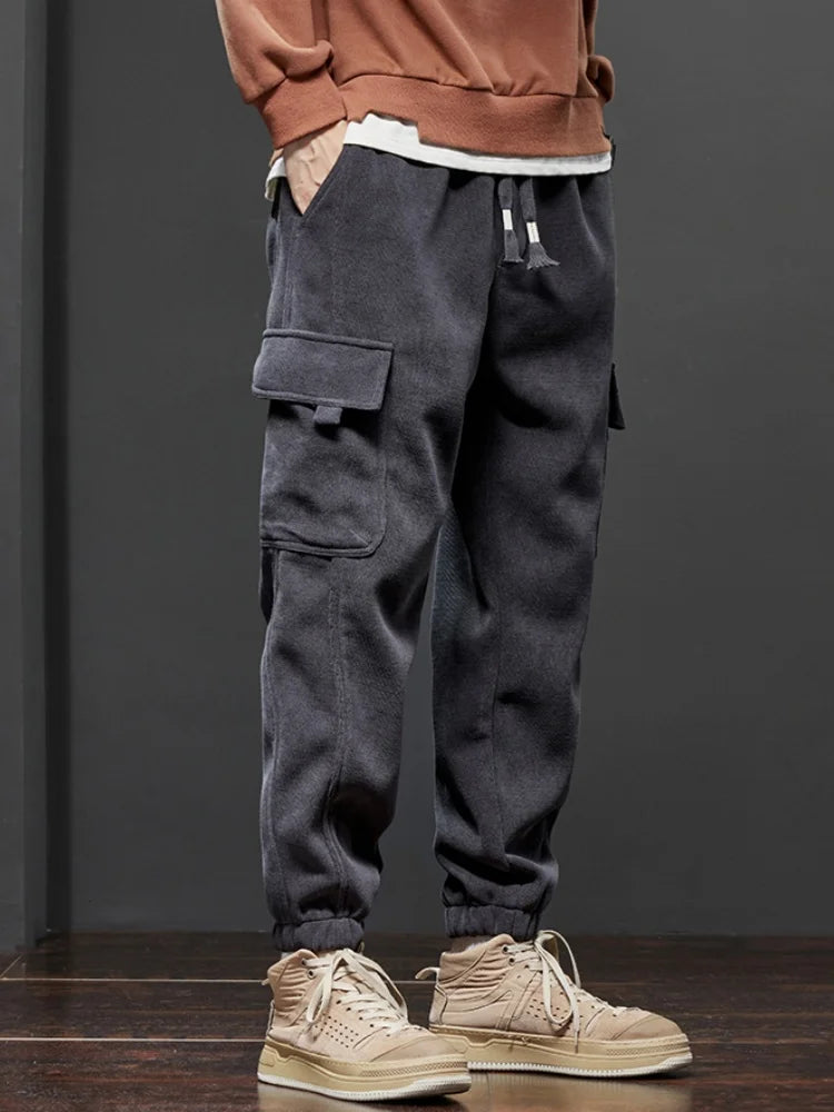 Elastic Waist Casual Pants for Men
